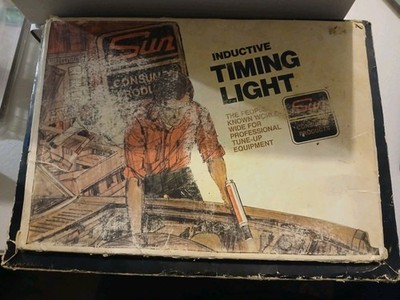 VTG Sun Inductive Timing Light Model 7501 Vintage USA Car Hot Rod  MADE IN USA