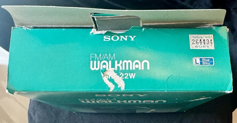 Sony Walkman SRF-22W AM/FM radio New In Box With Papers- Vintage-1983 - Image 4 of 4