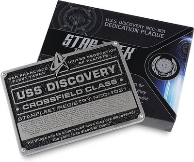 2018 Eaglemoss Star Trek Discovery - The U.S.S. Discovery NCC-1031 Dedication Pl