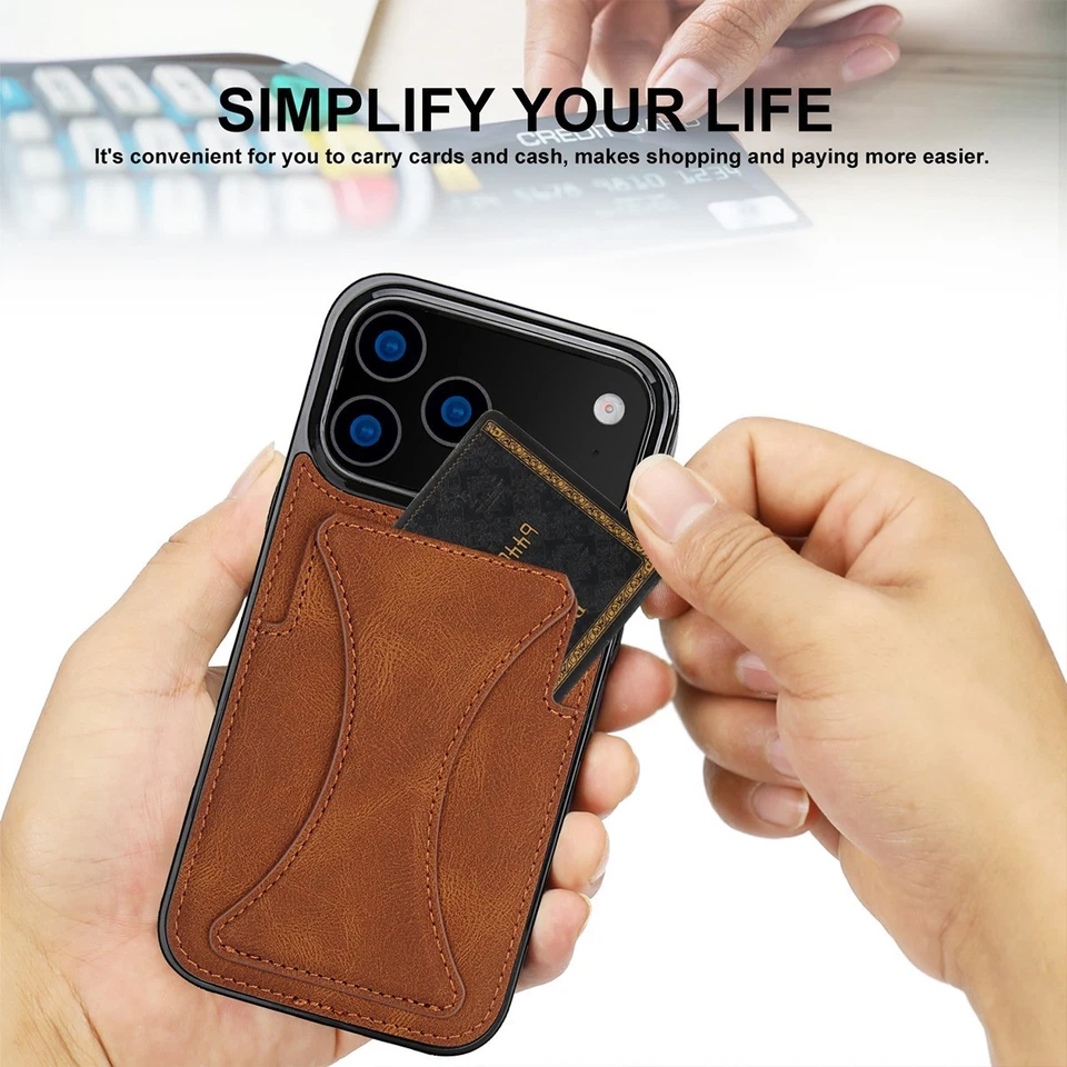 Leather Hard hard back hard silicon case For iPhone 17 17pro 17max 17 Air - Image 3 of 4