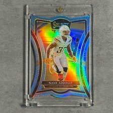 Nasir Adderley 2019 Select Light Blue Prizm /99 #112 Los Angeles Chargers Rookie