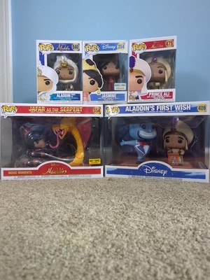 In Box Funko POP! Disney Aladdin LOT of 5 - READ