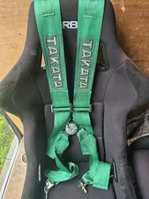 PAIR of Takata FIA 4 Point Race Drift Harness