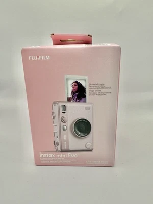 FUJIFILM instax mini Evo Gentle Rose Cheki Hybrid Instant Camera - Image 1 of 2