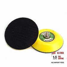 2Pcs 3 Inch Hook and Loop Backing Pads M6 Threads DA Sander Pad