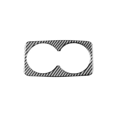 Aramox 2 Pezzi Rivestimenti Portabicchieri In Stile Carbonio Per Mercedes GLE GLS ML GL W166 X166 (13-19)