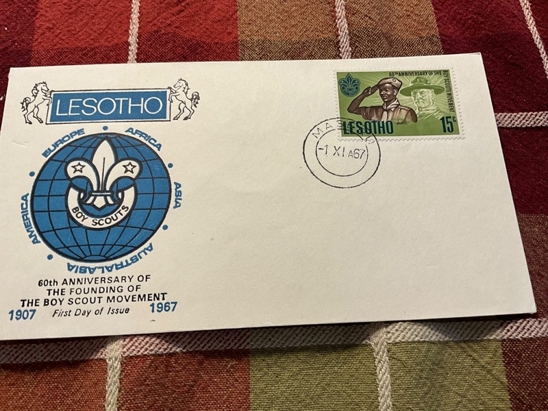 Lesotho FDC 1967 Boy Scouts