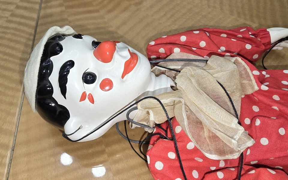 Винтажный набор кукол Clippo Clown & Lucifer 1930-е Effanbee с буклетами и бумагами новый из старых запасов - Изображение 4 из 4