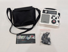 Emergency ETON FR-300 Radio TV Weather Flashlite Charger Case Manual Ships Free