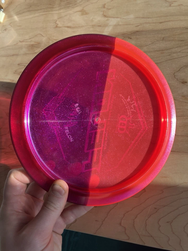 New Dynamic Discs Felon Lucid Ice Glimmer Dip Dyed Fairway Driver Overstable - Image 2 of 4