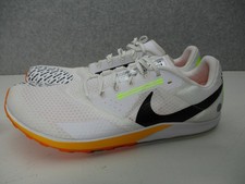 Nike Zoom Rival XC 6 Track Spike Shoes Mens Size 13 White Orange DX7999-100
