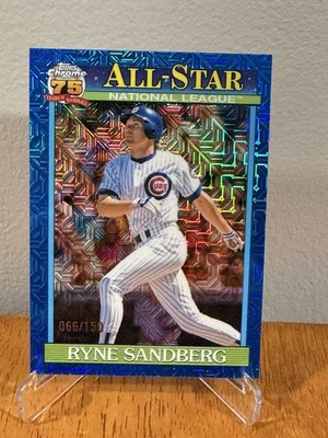 2026 Topps Series 2- Ryne Sandberg Blue Mojo Refractor #91ASC-22 /150 Cubs