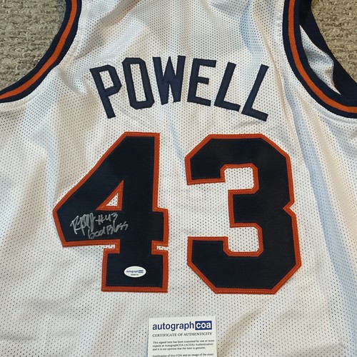ILLINOIS FIGHTING ILLINI- ROGER POWELL SIGNED AUTOGRAPH JERSEY ACOA BASKETBALL - Picture 2 of 7