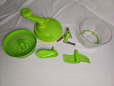 TUPPERWARE Quick Chef Pro System Green Manual FOOD PROCESSOR Chopper