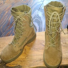 Belleville USA Made Military Combat Boots Coyote Tan Suede 4.0 W Womens 5.5