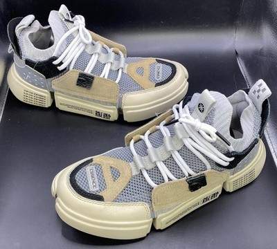 Li-Ning Essence 2 Ace NYFW Women's Grey Beige Sneakers Size 8.5 - 95% New