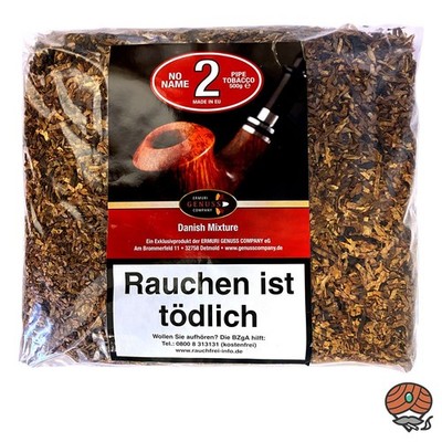 NO NAME Nr. 2 Pfeifentabak Danish Mixture 500g Beutel von Ermuri