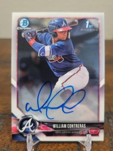 William Contreras 2018 Bowman Chrome William Contreras Auto