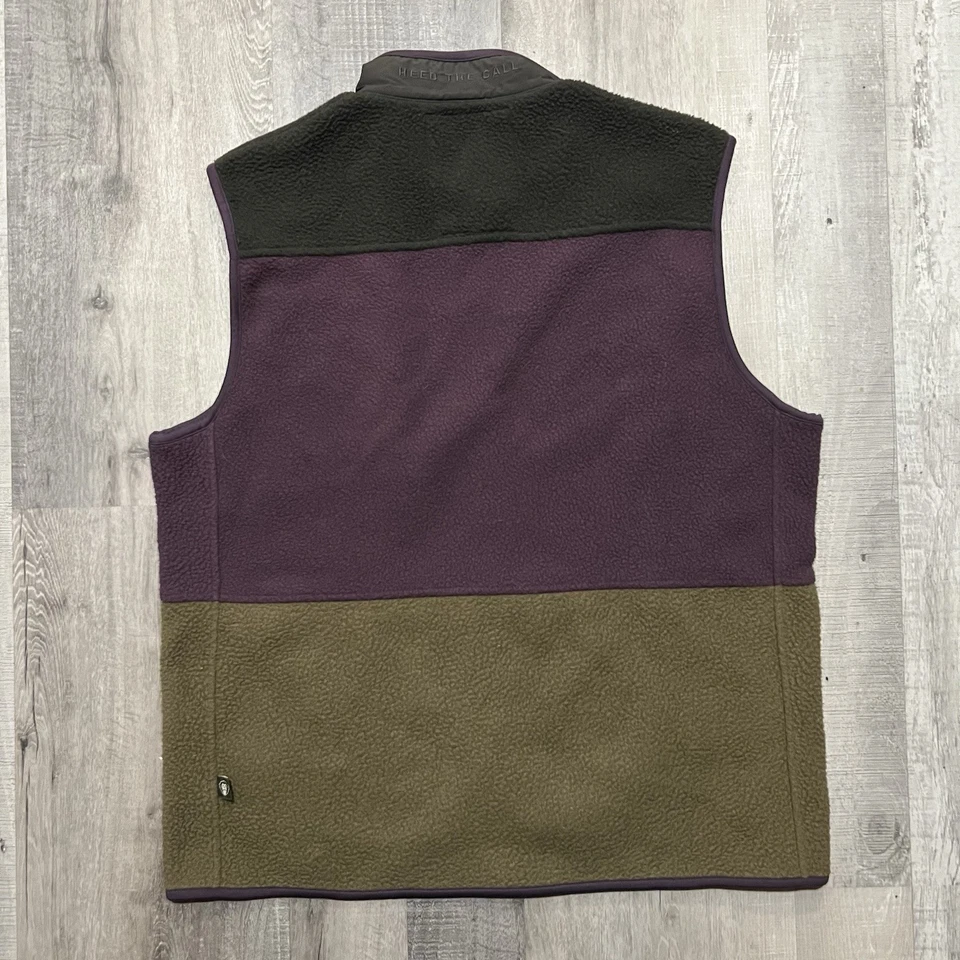 Мужской флисовый жилет без рукавов на молнии Howler Bros фиолетовый цвет блок - Изображение 3 из 4