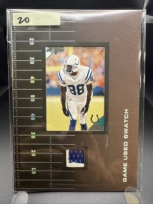 Marvin Harrison Game Used Swatch Sportscards.com Indianapolis Colts