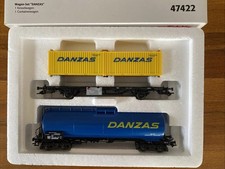 Märklin 47422 H0 Wagen-Set "DANZAS“ 1Kesselwagen + 1Containerwagen OVP&NEUWERTIG