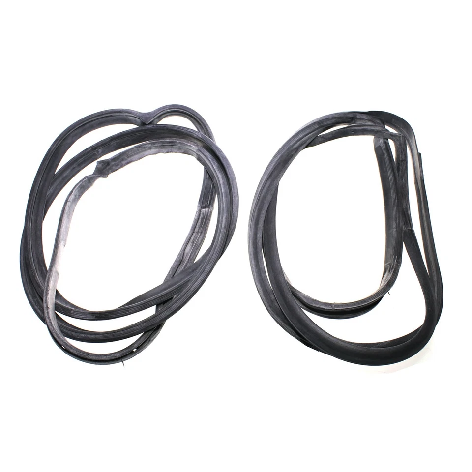 Par de tiras climáticas porta traseira ajuste Mercedes Benz Sedan W116 280S 350SEL 450SE 300SD - Imagem 2 de 4