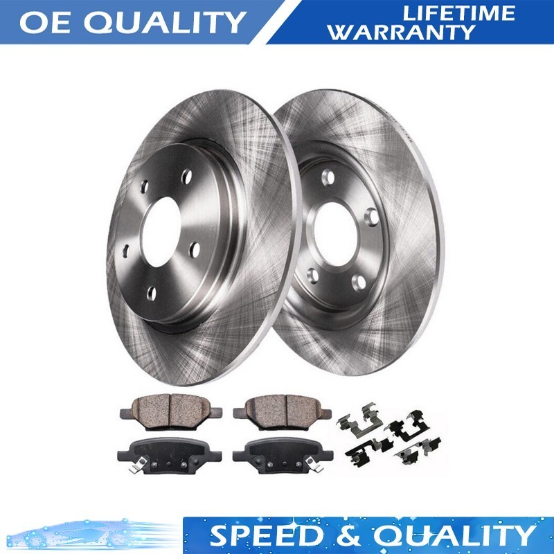 330mm Front Disc Brake Rotors with Ceramic Pads for 2009-2015 Honda Pilot