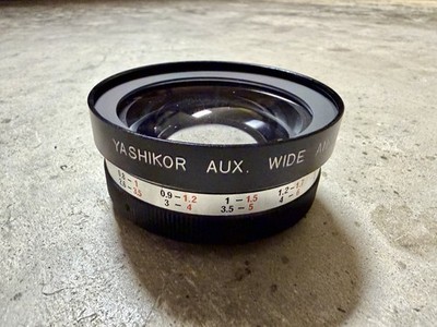 Yashikor Aux. Wide Angle Camera Conversion Lens Made in Japan (Y004)