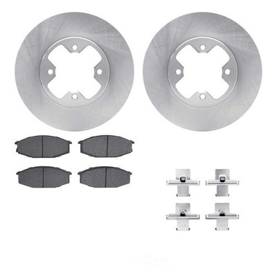 Disc Brake Kit-Rotors with 5000 Advanced Brake Pads includes Hardware fits 280ZX