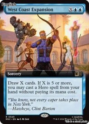 (Preorder) West Coast Expansion (Extended Art) EN [MSC - 345] - NM TCG MTG