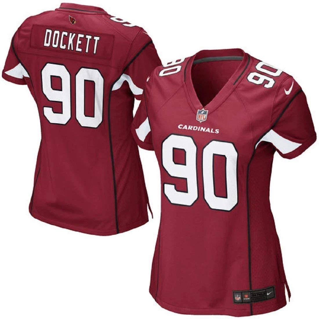 Darnell Dockett Arizona Cardinals 90 NFL Girls 7 16 Game Jersey Red