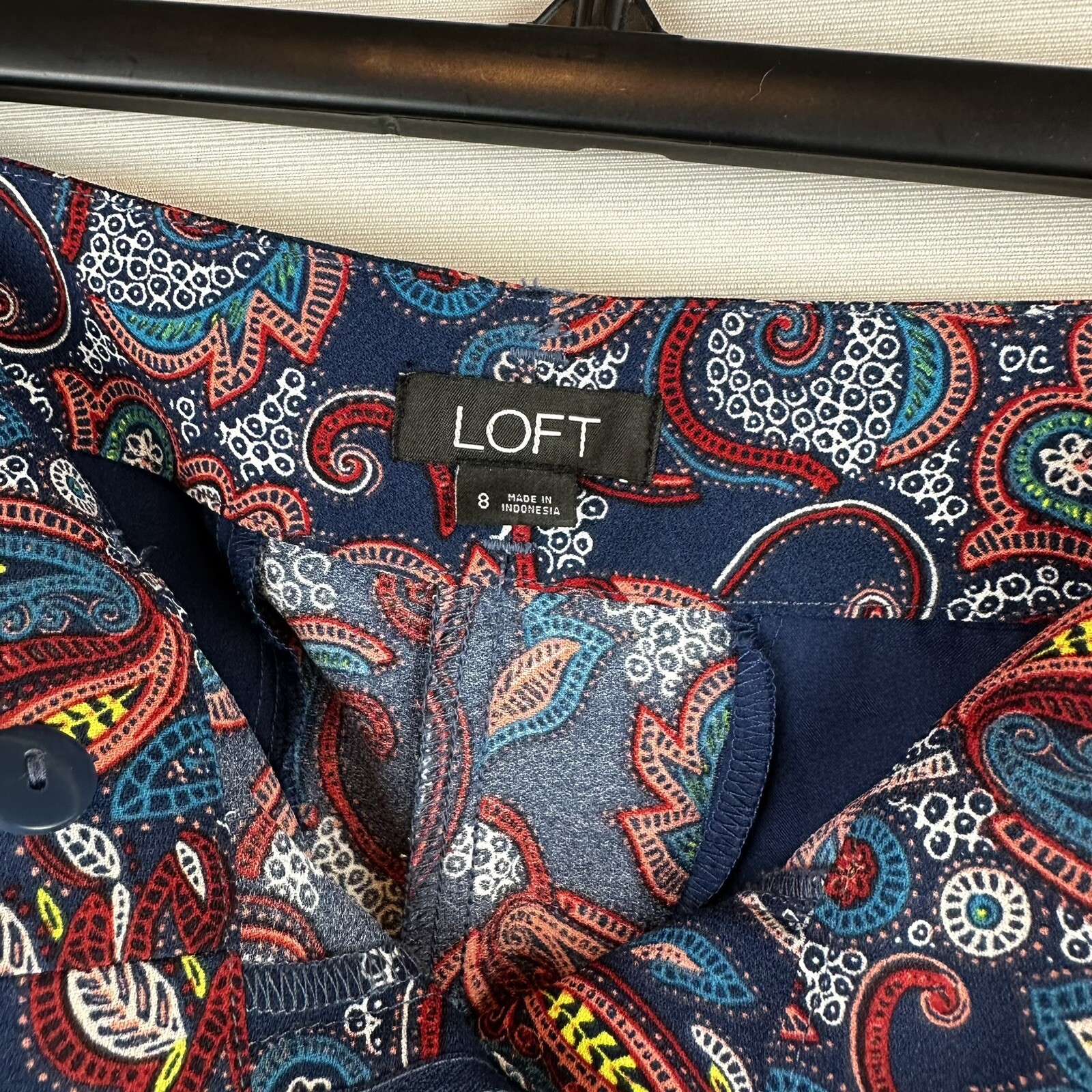 Ann Taylor LOFT multicolor patterned with pockets… - image 5