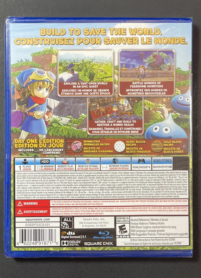 Dragon Quest Builders [ Day One Edition ] (PS4) NEW - Image 2 of 4