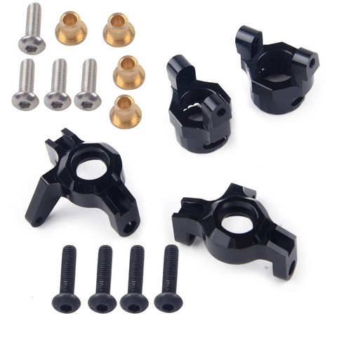 1:10 RC Steering Front Axle Knuckles C Hub Carrier Arms fit for Axial Wraith sn - Picture 2 of 5