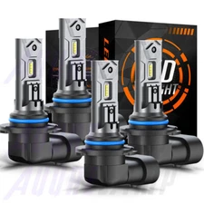 For Honda Accord 2003-2007 LED Headlight Bulbs White High/Low Beam 9005 9006 Kit