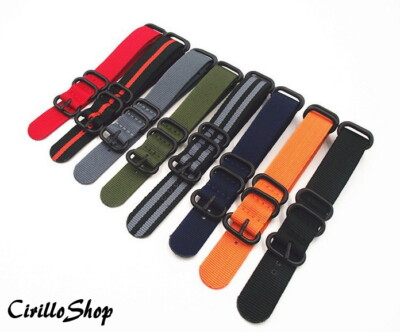 Cinturini For Orologi Da Uomo In Nylon A Sgancio Rapido In - Foto 10