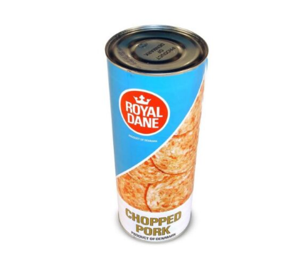 Chopped Pork - 1.81kg Tin (4lbs) x 2