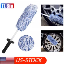 17" Automotive Wheel Brush Rims Tire Cleaning Kit Engine Detailing Tool
