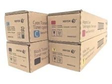 4PK GENUINE XEROX TONER CARTRIDGE DOCUCOLOR 550 560 570 SET CMYK NEW