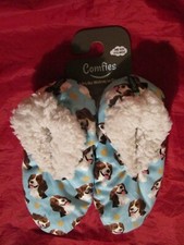 New Comfies Beagle Slippers One Size Fits Most Nonskid Bottom