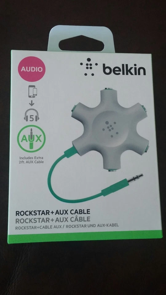 BRAND NEW BELKIN 4 FT MICRO USB CABLE AND ROCKSTAR AUX CABLE - Image 3 of 3