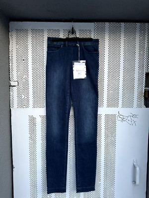 ACNE STUDIOS New Women Skin Used Blue Skinny Slim Fit Jeans Size W26 L34