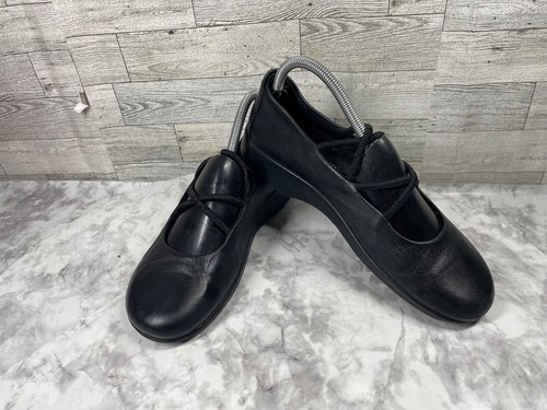 Arcopedico Ballet Flats Women 40 / 9.5M Mary Jane Shoes Black Leather Loafers - 第 1/18 張圖片