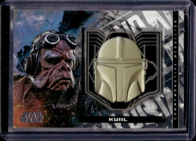 Star Wars The Mandalorian Season 1 KUIIL /25 Mando Helm Silbermedaillon