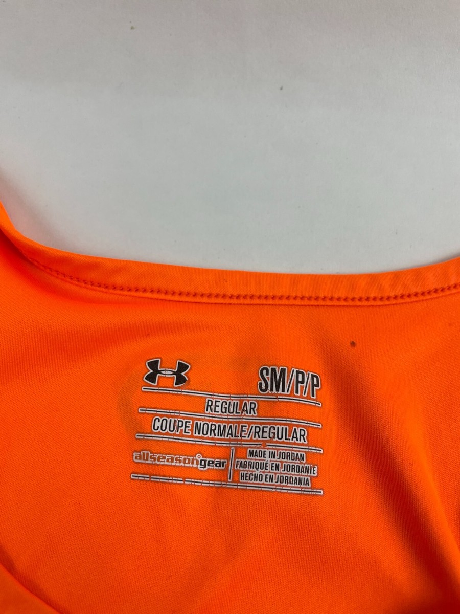 Under armour Tank Top Women's Size S Neon Orange Logo
