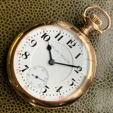 1906 Hamilton 940 18 Size 21 Jewels Gold Filled Openface Railroad Pocket Watch