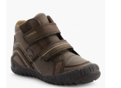 Baskets Montants Pour Garçon - Marque TRAPPEUR - Taille 34 - Couleur Marron - Occasion Très Bon état