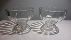 Set of 2 Libbey Glass Low Sherbet Pedestal Sundae Cup 5110 Clear Ribbed  — photo 7