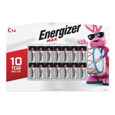 Energizer MAX C Cell Batteries Alkaline Batteries 14 Count 