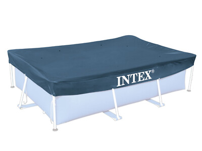 INTEX Poolabdeckung Rechteckig Poolplane Abdeckplane für Pools 460 x 226 cm